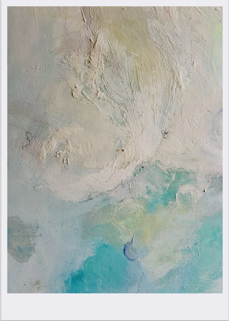 LET ME BE REAL 100x70cm detail