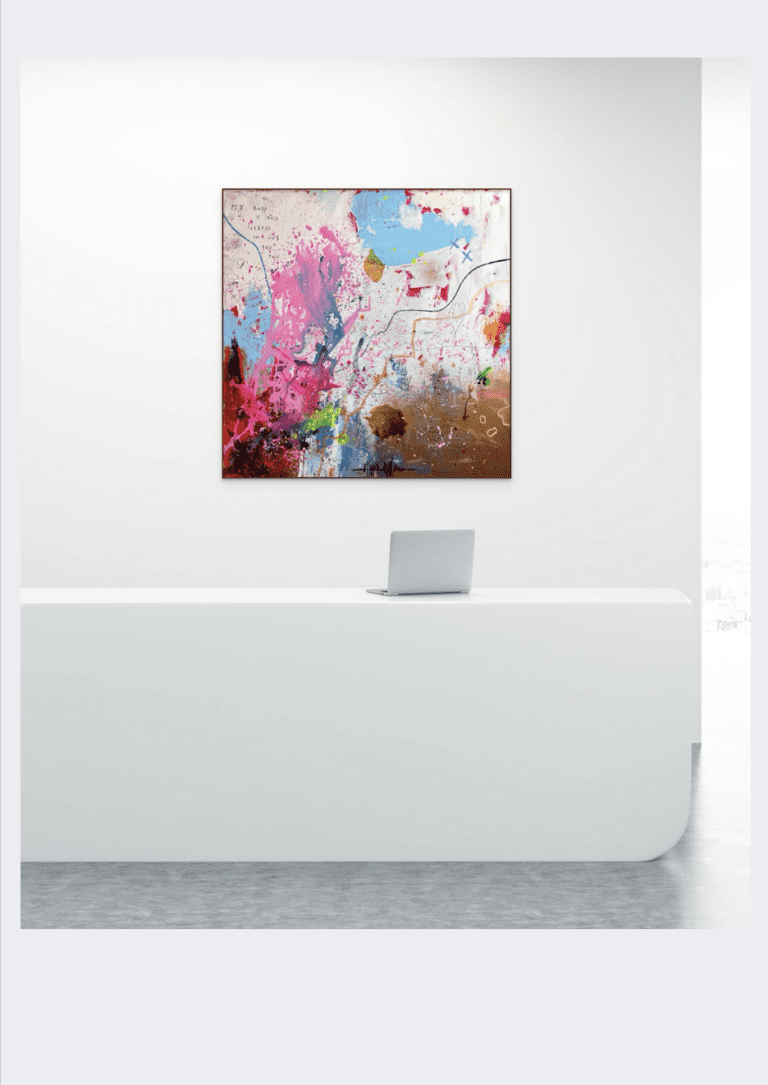 MY BODY IS STILL STEEPED IN LOVE FOR YOU 100x100cm