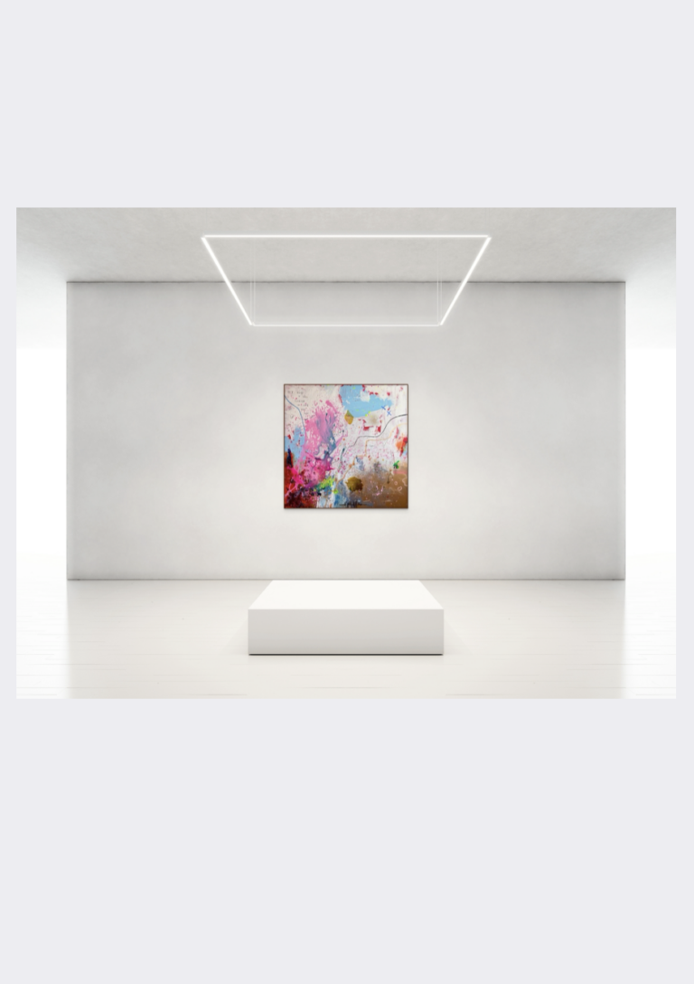 MY BODY IS STILL STEEPED IN LOVE FOR YOU 100x100cm