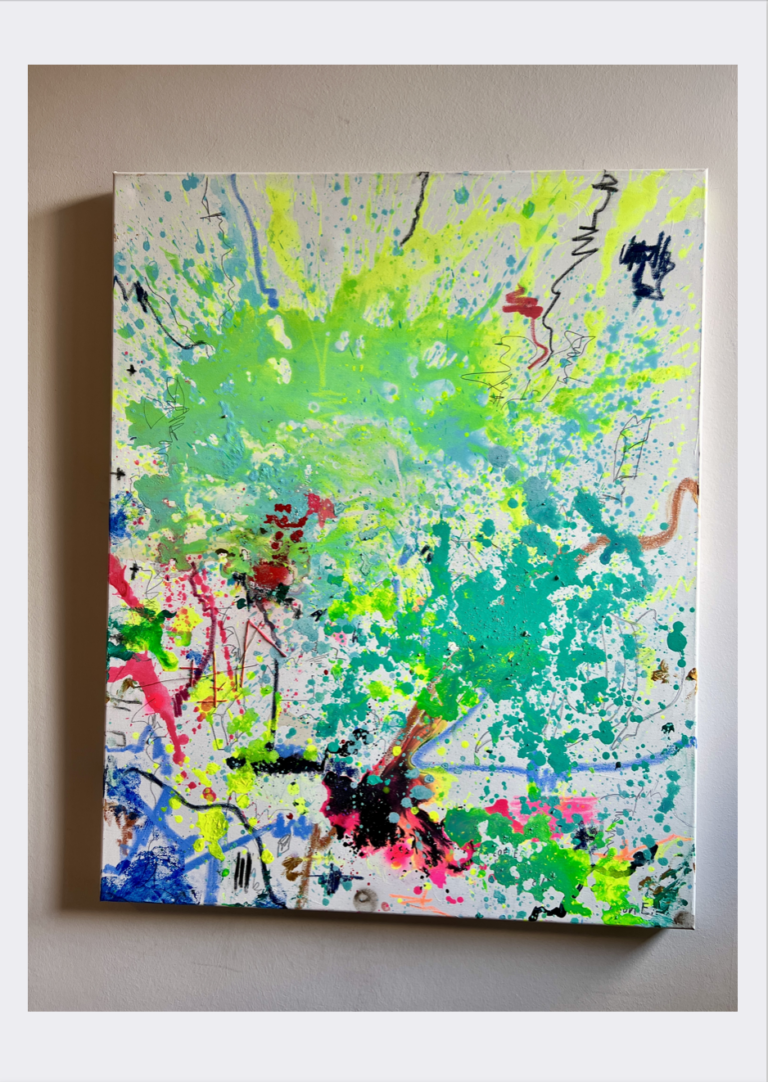 PEOPLE EAT TOGETHER BUT CRY ALONE 100x80cm