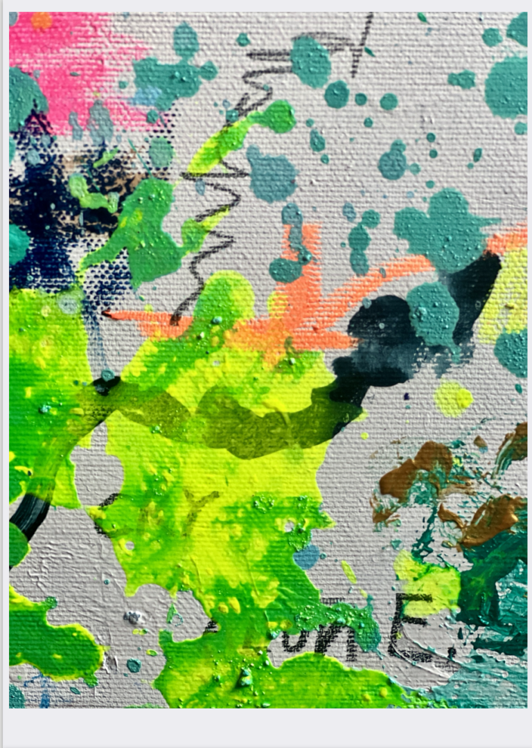 PEOPLE EAT TOGETHER BUT CRY ALONE 100x80cm DETAIL