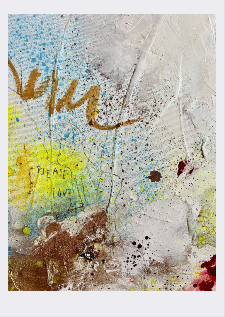 QUIS SUM? 120x80cm Detail