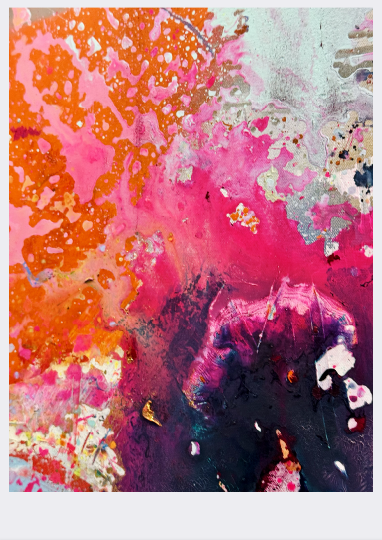 WAITING HURTS FORGETTING TOO BUT 100x100cm Detail