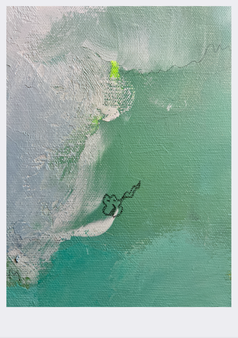 YOU SMELL LIKE LOVE 100x70cm DETAIL